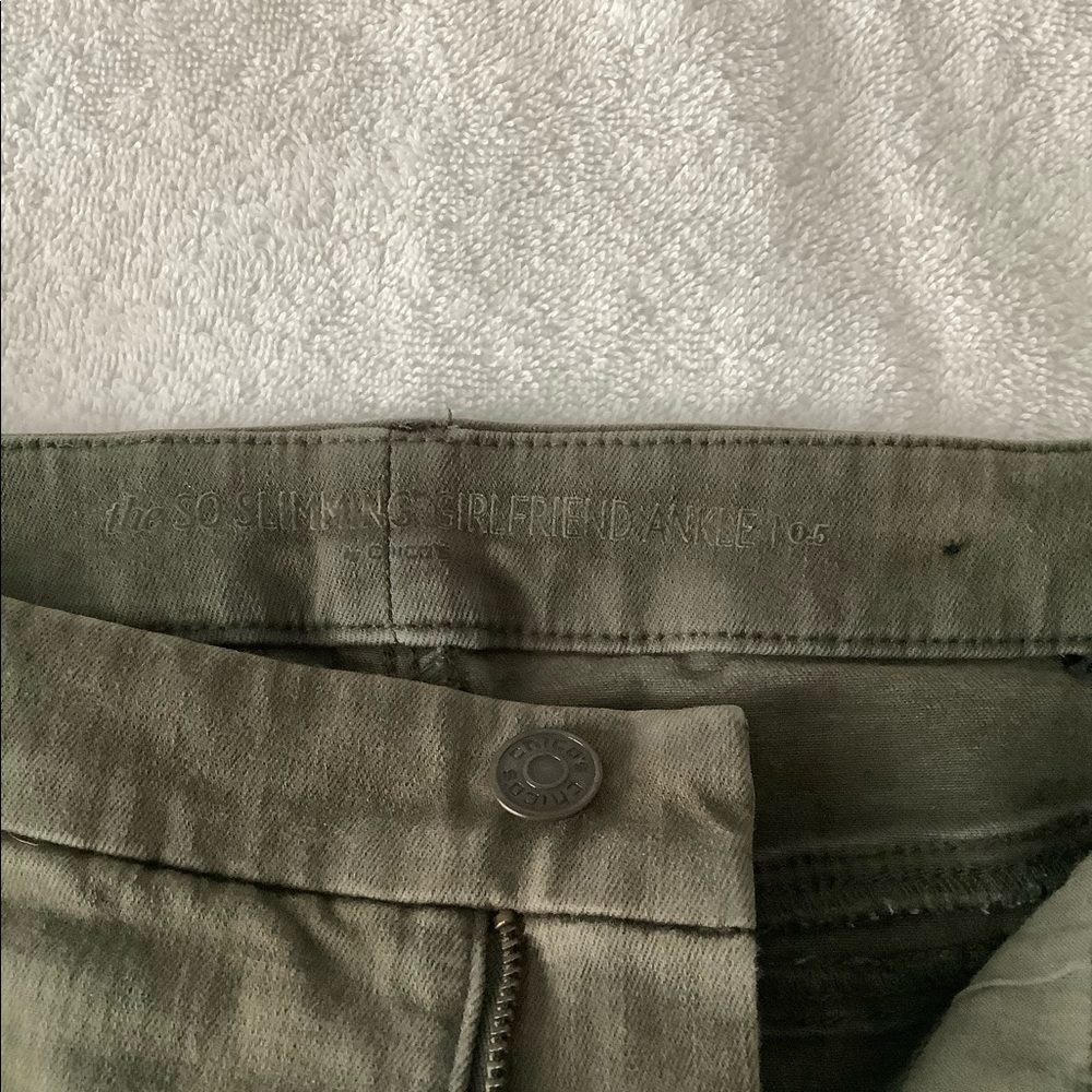 Chico’s green ankle jeans. Sz 0.5 - Picture 3 of 6